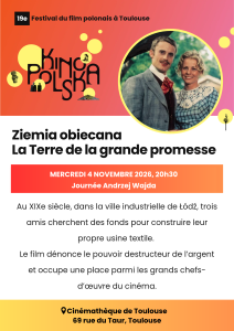 Affiche de La Terre de la grande promesse, d’Andrzej Wajda